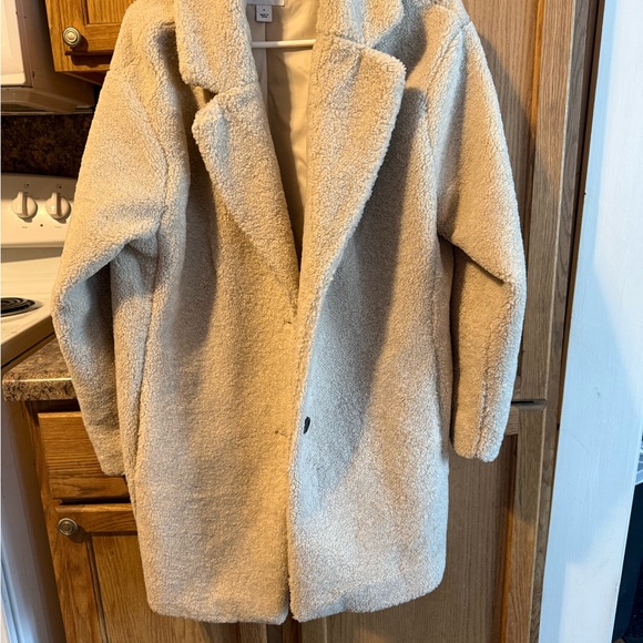 Daily Ritual Cream Teddy Jacket - Picture 4 of 4